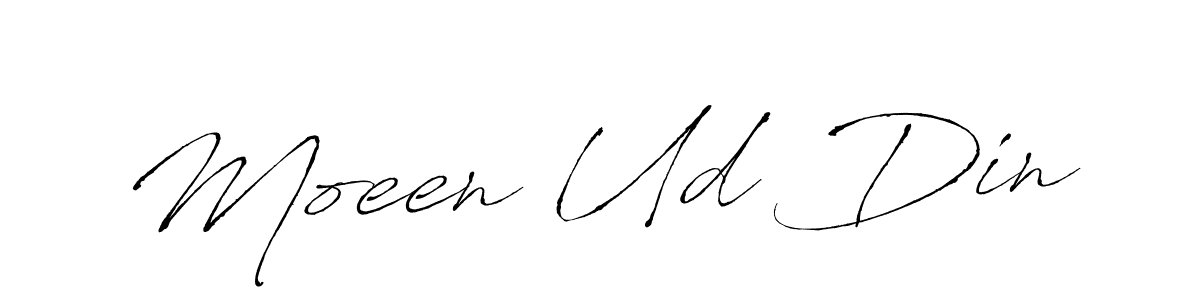 Design your own signature with our free online signature maker. With this signature software, you can create a handwritten (Antro_Vectra) signature for name Moeen Ud Din. Moeen Ud Din signature style 6 images and pictures png