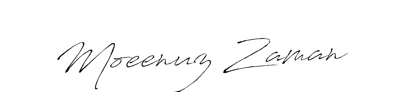 Also we have Moeenuz Zaman name is the best signature style. Create professional handwritten signature collection using Antro_Vectra autograph style. Moeenuz Zaman signature style 6 images and pictures png
