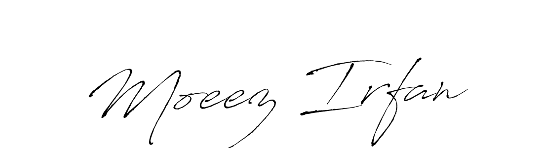 It looks lik you need a new signature style for name Moeez Irfan. Design unique handwritten (Antro_Vectra) signature with our free signature maker in just a few clicks. Moeez Irfan signature style 6 images and pictures png