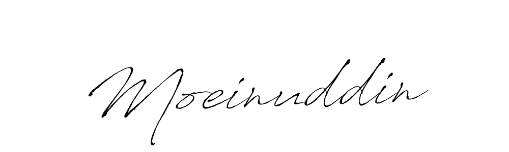 Make a beautiful signature design for name Moeinuddin. With this signature (Antro_Vectra) style, you can create a handwritten signature for free. Moeinuddin signature style 6 images and pictures png