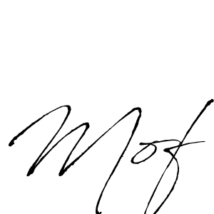 Design your own signature with our free online signature maker. With this signature software, you can create a handwritten (Antro_Vectra) signature for name Mof. Mof signature style 6 images and pictures png