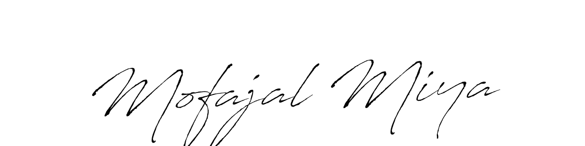 Create a beautiful signature design for name Mofajal Miya. With this signature (Antro_Vectra) fonts, you can make a handwritten signature for free. Mofajal Miya signature style 6 images and pictures png