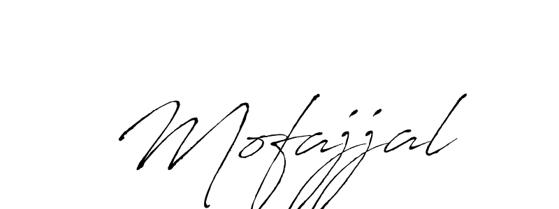 Make a beautiful signature design for name Mofajjal. With this signature (Antro_Vectra) style, you can create a handwritten signature for free. Mofajjal signature style 6 images and pictures png