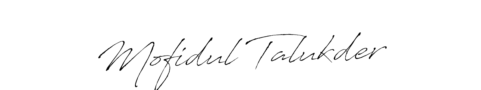 How to make Mofidul Talukder signature? Antro_Vectra is a professional autograph style. Create handwritten signature for Mofidul Talukder name. Mofidul Talukder signature style 6 images and pictures png