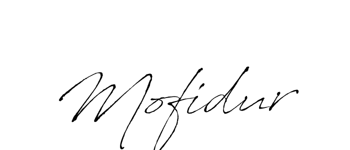 Make a beautiful signature design for name Mofidur. With this signature (Antro_Vectra) style, you can create a handwritten signature for free. Mofidur signature style 6 images and pictures png