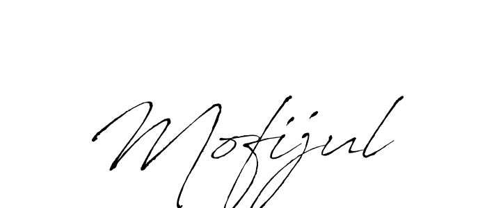 Mofijul stylish signature style. Best Handwritten Sign (Antro_Vectra) for my name. Handwritten Signature Collection Ideas for my name Mofijul. Mofijul signature style 6 images and pictures png