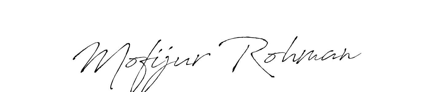 How to make Mofijur Rohman name signature. Use Antro_Vectra style for creating short signs online. This is the latest handwritten sign. Mofijur Rohman signature style 6 images and pictures png