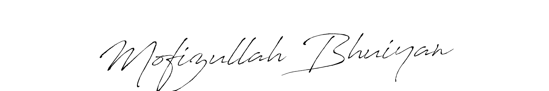 Also we have Mofizullah Bhuiyan name is the best signature style. Create professional handwritten signature collection using Antro_Vectra autograph style. Mofizullah Bhuiyan signature style 6 images and pictures png