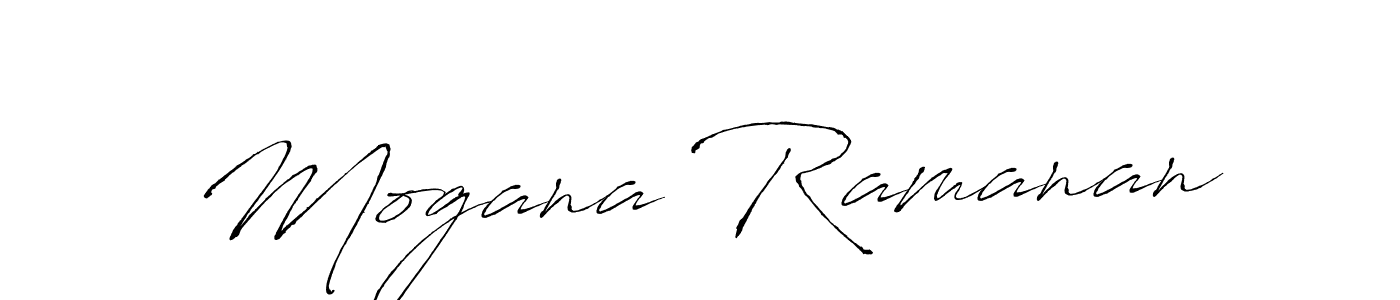 Create a beautiful signature design for name Mogana Ramanan. With this signature (Antro_Vectra) fonts, you can make a handwritten signature for free. Mogana Ramanan signature style 6 images and pictures png