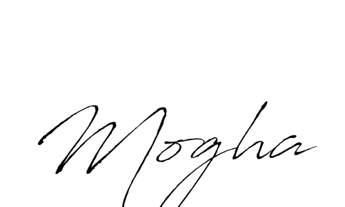 Design your own signature with our free online signature maker. With this signature software, you can create a handwritten (Antro_Vectra) signature for name Mogha. Mogha signature style 6 images and pictures png