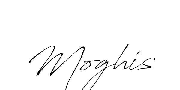 Create a beautiful signature design for name Moghis. With this signature (Antro_Vectra) fonts, you can make a handwritten signature for free. Moghis signature style 6 images and pictures png