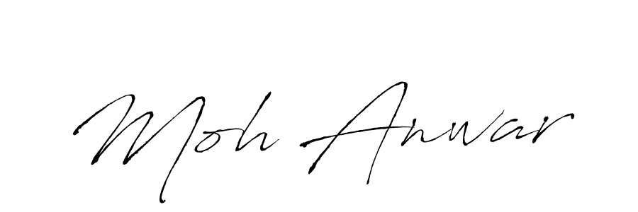 Also You can easily find your signature by using the search form. We will create Moh Anwar name handwritten signature images for you free of cost using Antro_Vectra sign style. Moh Anwar signature style 6 images and pictures png