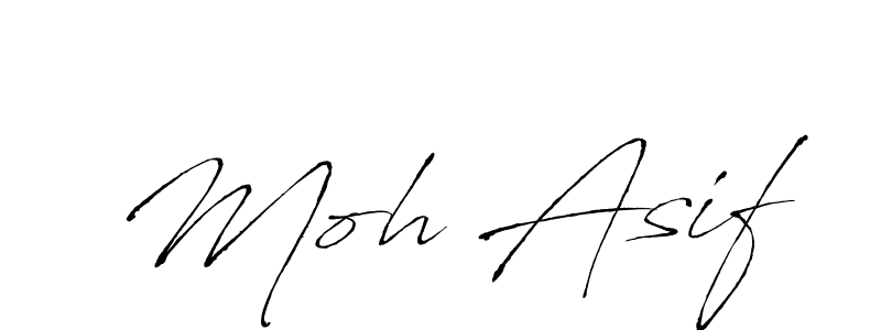 It looks lik you need a new signature style for name Moh Asif. Design unique handwritten (Antro_Vectra) signature with our free signature maker in just a few clicks. Moh Asif signature style 6 images and pictures png