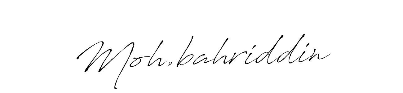 The best way (Antro_Vectra) to make a short signature is to pick only two or three words in your name. The name Moh.bahriddin include a total of six letters. For converting this name. Moh.bahriddin signature style 6 images and pictures png