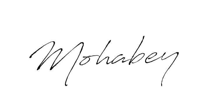 You should practise on your own different ways (Antro_Vectra) to write your name (Mohabey) in signature. don't let someone else do it for you. Mohabey signature style 6 images and pictures png