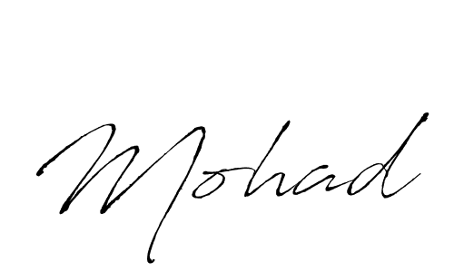 Design your own signature with our free online signature maker. With this signature software, you can create a handwritten (Antro_Vectra) signature for name Mohad. Mohad signature style 6 images and pictures png