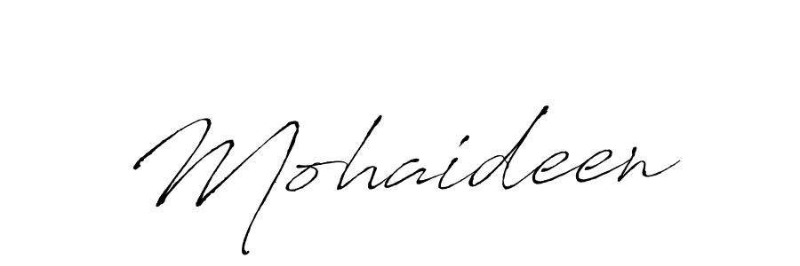 Make a beautiful signature design for name Mohaideen. Use this online signature maker to create a handwritten signature for free. Mohaideen signature style 6 images and pictures png