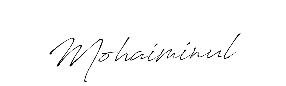 Create a beautiful signature design for name Mohaiminul. With this signature (Antro_Vectra) fonts, you can make a handwritten signature for free. Mohaiminul signature style 6 images and pictures png