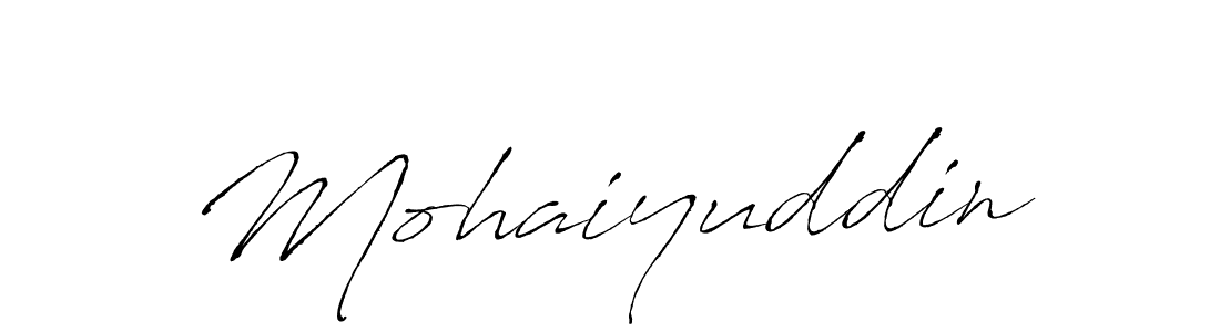 Use a signature maker to create a handwritten signature online. With this signature software, you can design (Antro_Vectra) your own signature for name Mohaiyuddin. Mohaiyuddin signature style 6 images and pictures png