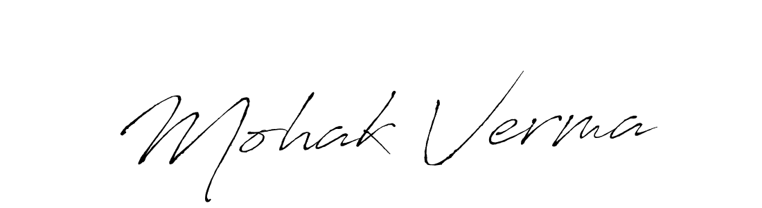You should practise on your own different ways (Antro_Vectra) to write your name (Mohak Verma) in signature. don't let someone else do it for you. Mohak Verma signature style 6 images and pictures png