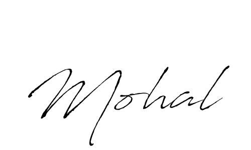 Design your own signature with our free online signature maker. With this signature software, you can create a handwritten (Antro_Vectra) signature for name Mohal. Mohal signature style 6 images and pictures png