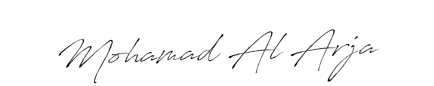 Mohamad Al Arja stylish signature style. Best Handwritten Sign (Antro_Vectra) for my name. Handwritten Signature Collection Ideas for my name Mohamad Al Arja. Mohamad Al Arja signature style 6 images and pictures png