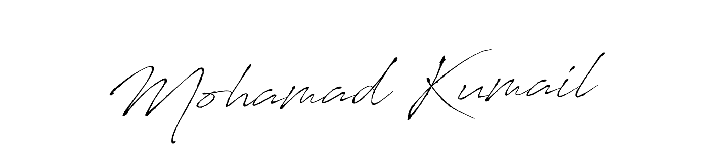 It looks lik you need a new signature style for name Mohamad Kumail. Design unique handwritten (Antro_Vectra) signature with our free signature maker in just a few clicks. Mohamad Kumail signature style 6 images and pictures png