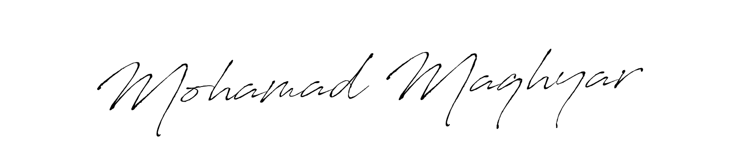 Also You can easily find your signature by using the search form. We will create Mohamad Maqhyar name handwritten signature images for you free of cost using Antro_Vectra sign style. Mohamad Maqhyar signature style 6 images and pictures png