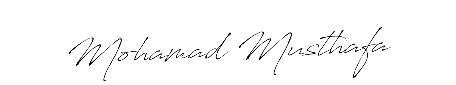 Mohamad Musthafa stylish signature style. Best Handwritten Sign (Antro_Vectra) for my name. Handwritten Signature Collection Ideas for my name Mohamad Musthafa. Mohamad Musthafa signature style 6 images and pictures png