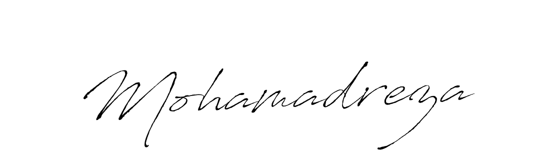 It looks lik you need a new signature style for name Mohamadreza. Design unique handwritten (Antro_Vectra) signature with our free signature maker in just a few clicks. Mohamadreza signature style 6 images and pictures png