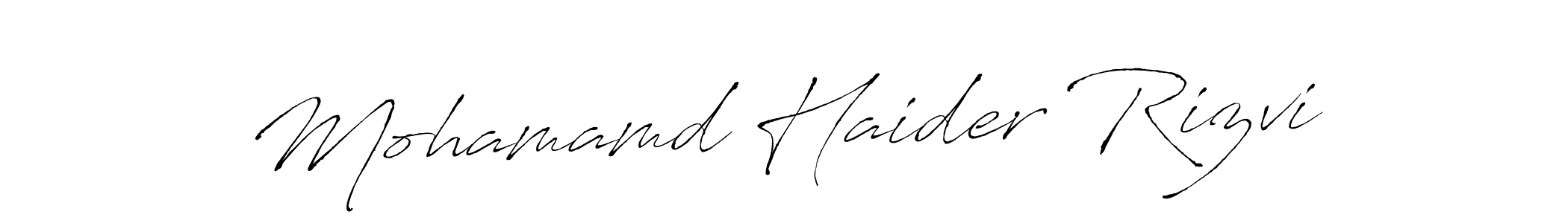 It looks lik you need a new signature style for name Mohamamd Haider Rizvi. Design unique handwritten (Antro_Vectra) signature with our free signature maker in just a few clicks. Mohamamd Haider Rizvi signature style 6 images and pictures png