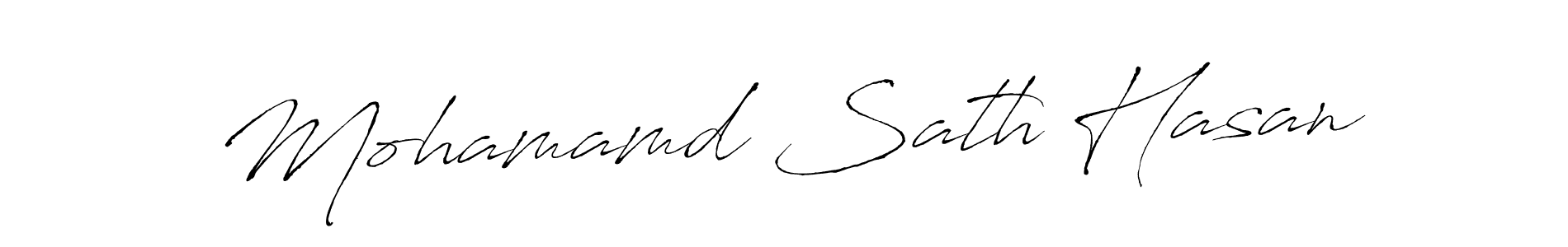 Also You can easily find your signature by using the search form. We will create Mohamamd Sath Hasan name handwritten signature images for you free of cost using Antro_Vectra sign style. Mohamamd Sath Hasan signature style 6 images and pictures png