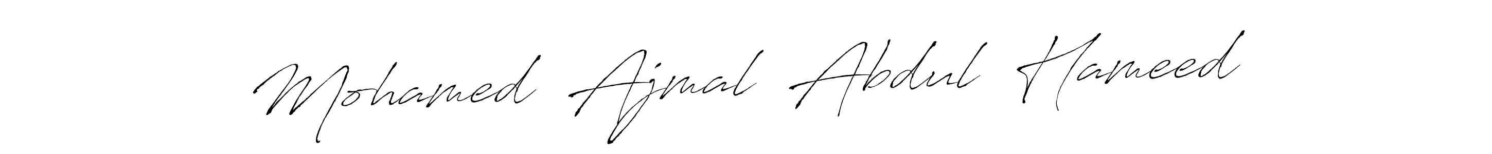 You should practise on your own different ways (Antro_Vectra) to write your name (Mohamed  Ajmal  Abdul  Hameed) in signature. don't let someone else do it for you. Mohamed  Ajmal  Abdul  Hameed signature style 6 images and pictures png