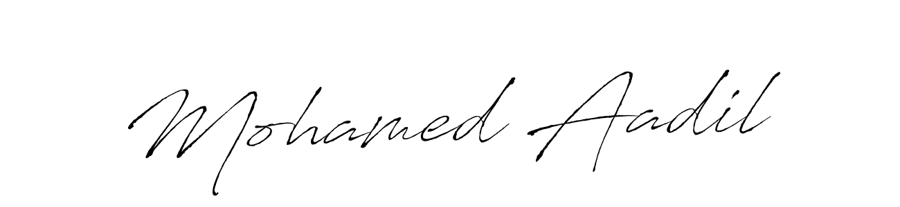 Also we have Mohamed Aadil name is the best signature style. Create professional handwritten signature collection using Antro_Vectra autograph style. Mohamed Aadil signature style 6 images and pictures png