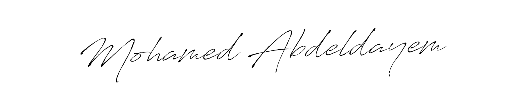 Mohamed Abdeldayem stylish signature style. Best Handwritten Sign (Antro_Vectra) for my name. Handwritten Signature Collection Ideas for my name Mohamed Abdeldayem. Mohamed Abdeldayem signature style 6 images and pictures png