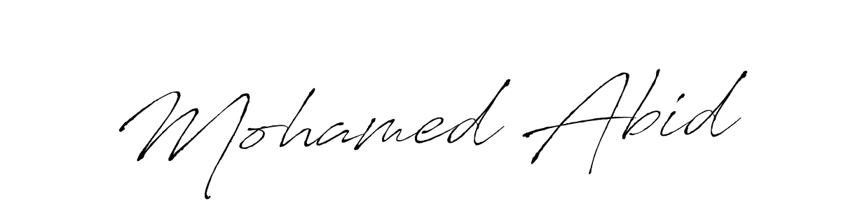 Also we have Mohamed Abid name is the best signature style. Create professional handwritten signature collection using Antro_Vectra autograph style. Mohamed Abid signature style 6 images and pictures png