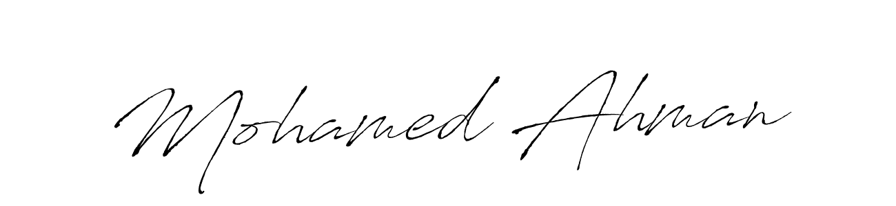 Make a beautiful signature design for name Mohamed Ahman. Use this online signature maker to create a handwritten signature for free. Mohamed Ahman signature style 6 images and pictures png