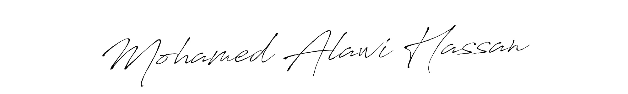 Mohamed Alawi Hassan stylish signature style. Best Handwritten Sign (Antro_Vectra) for my name. Handwritten Signature Collection Ideas for my name Mohamed Alawi Hassan. Mohamed Alawi Hassan signature style 6 images and pictures png