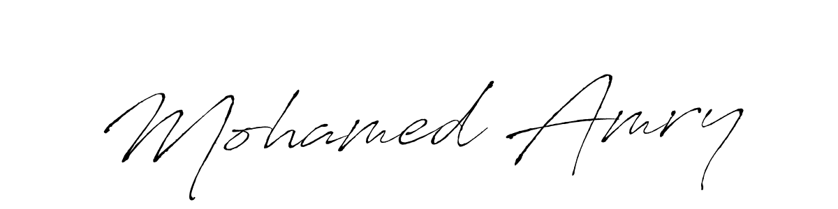 Mohamed Amry stylish signature style. Best Handwritten Sign (Antro_Vectra) for my name. Handwritten Signature Collection Ideas for my name Mohamed Amry. Mohamed Amry signature style 6 images and pictures png