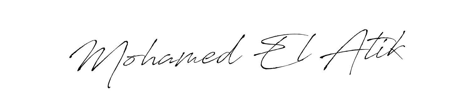 Use a signature maker to create a handwritten signature online. With this signature software, you can design (Antro_Vectra) your own signature for name Mohamed El Atik. Mohamed El Atik signature style 6 images and pictures png