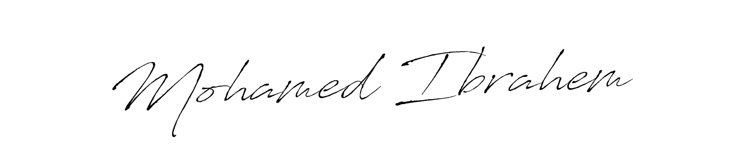 Design your own signature with our free online signature maker. With this signature software, you can create a handwritten (Antro_Vectra) signature for name Mohamed Ibrahem. Mohamed Ibrahem signature style 6 images and pictures png