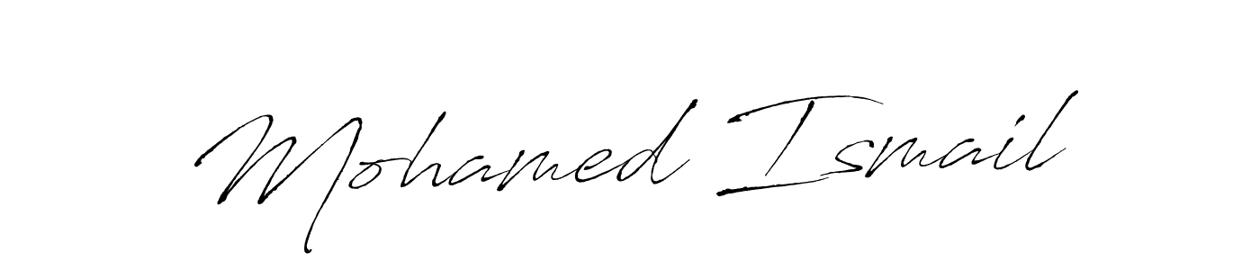 The best way (Antro_Vectra) to make a short signature is to pick only two or three words in your name. The name Mohamed Ismail include a total of six letters. For converting this name. Mohamed Ismail signature style 6 images and pictures png