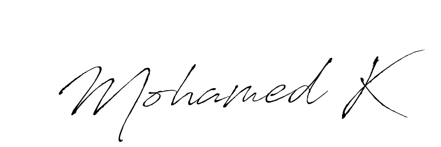 You should practise on your own different ways (Antro_Vectra) to write your name (Mohamed K) in signature. don't let someone else do it for you. Mohamed K signature style 6 images and pictures png