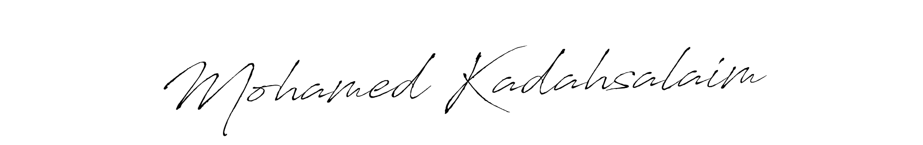 Make a beautiful signature design for name Mohamed Kadahsalaim. Use this online signature maker to create a handwritten signature for free. Mohamed Kadahsalaim signature style 6 images and pictures png