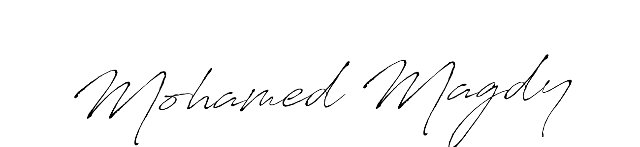 Use a signature maker to create a handwritten signature online. With this signature software, you can design (Antro_Vectra) your own signature for name Mohamed Magdy. Mohamed Magdy signature style 6 images and pictures png