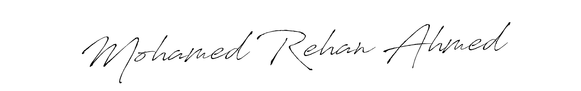 You should practise on your own different ways (Antro_Vectra) to write your name (Mohamed Rehan Ahmed) in signature. don't let someone else do it for you. Mohamed Rehan Ahmed signature style 6 images and pictures png
