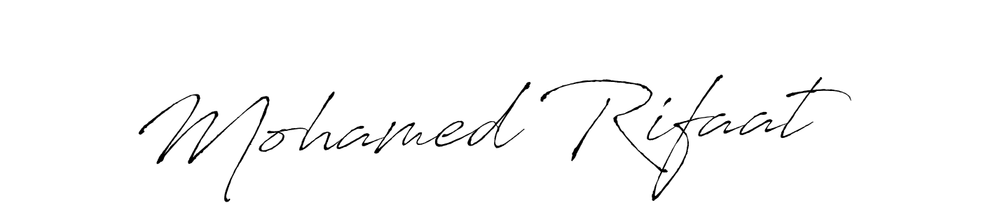 Make a beautiful signature design for name Mohamed Rifaat. With this signature (Antro_Vectra) style, you can create a handwritten signature for free. Mohamed Rifaat signature style 6 images and pictures png