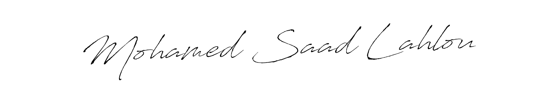 You should practise on your own different ways (Antro_Vectra) to write your name (Mohamed Saad Lahlou) in signature. don't let someone else do it for you. Mohamed Saad Lahlou signature style 6 images and pictures png