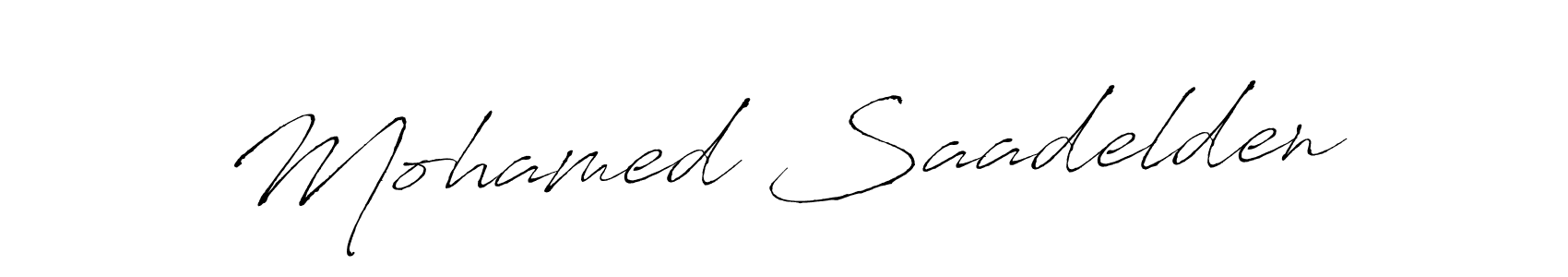 How to make Mohamed Saadelden signature? Antro_Vectra is a professional autograph style. Create handwritten signature for Mohamed Saadelden name. Mohamed Saadelden signature style 6 images and pictures png