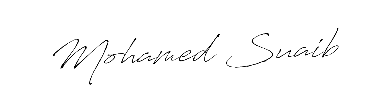 You should practise on your own different ways (Antro_Vectra) to write your name (Mohamed Suaib) in signature. don't let someone else do it for you. Mohamed Suaib signature style 6 images and pictures png